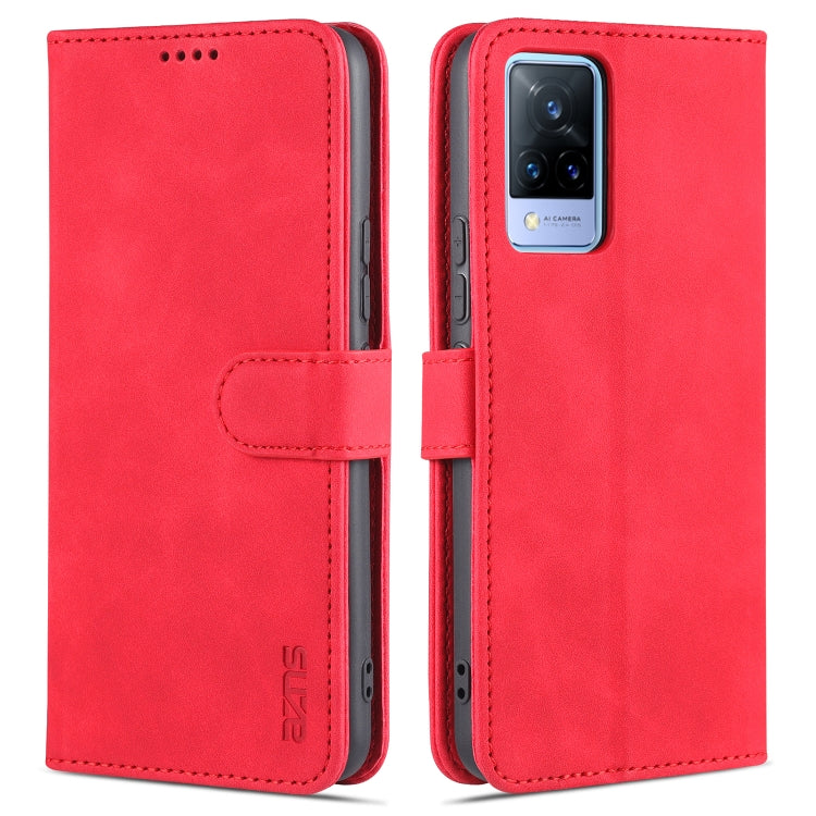 AZNS Skin Feel Calf Texture Horizontal Flip Leather Case with Card Slots & Holder & Wallet, For vivo V21, For vivo X60, For vivo X60 Pro