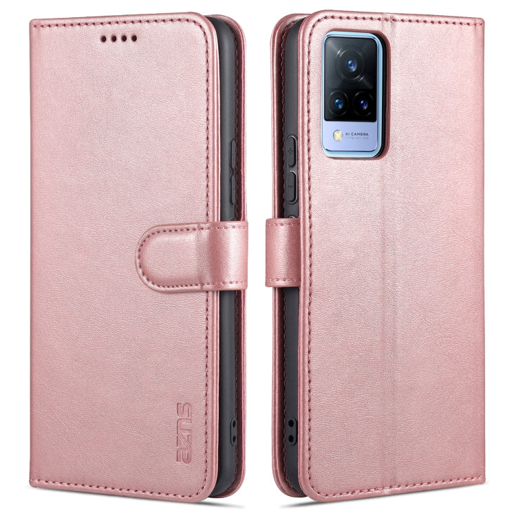 AZNS Skin Feel Calf Texture Horizontal Flip Leather Case with Card Slots &amp; Holder &amp; Wallet, For vivo V21, For vivo X60, For vivo X60 Pro