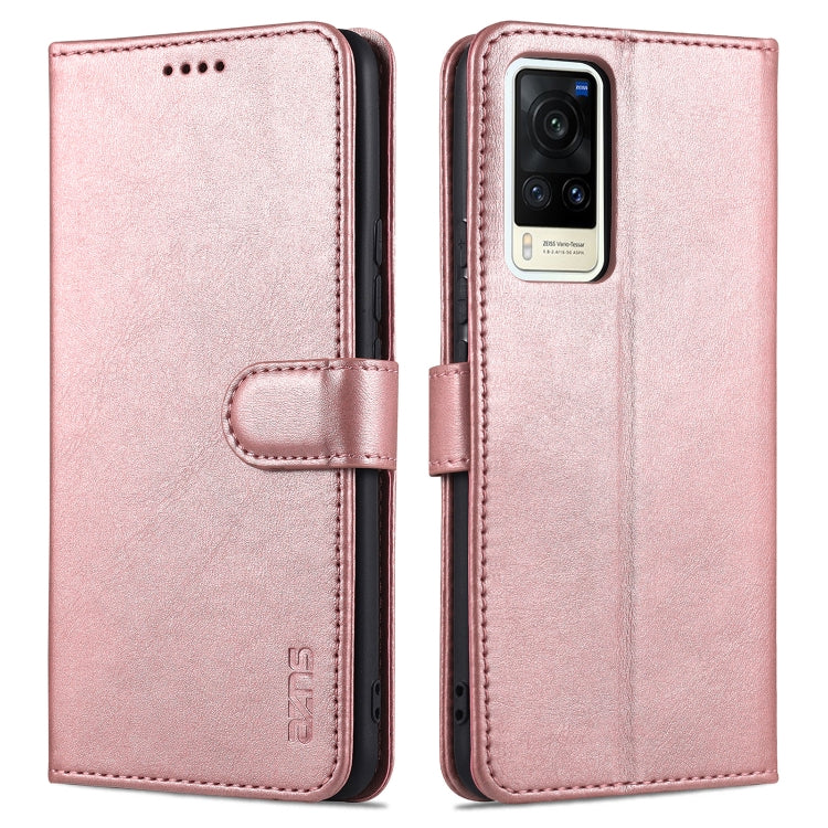 AZNS Skin Feel Calf Texture Horizontal Flip Leather Case with Card Slots & Holder & Wallet, For vivo V21, For vivo X60, For vivo X60 Pro