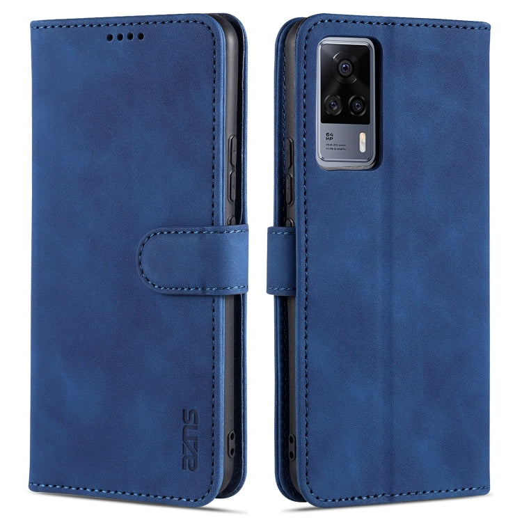 AZNS Skin Feel Calf Texture Horizontal Flip Leather Case with Card Slots &amp; Holder &amp; Wallet, For vivo S9e, For vivo Y17 / Y3 / Y3S