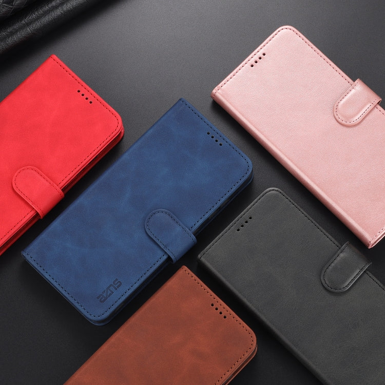 AZNS Skin Feel Calf Texture Horizontal Flip Leather Case with Card Slots &amp; Holder &amp; Wallet, For vivo S9e, For vivo Y17 / Y3 / Y3S
