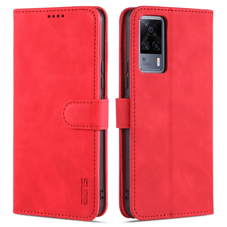 AZNS Skin Feel Calf Texture Horizontal Flip Leather Case with Card Slots &amp; Holder &amp; Wallet, For vivo S9e, For vivo Y17 / Y3 / Y3S