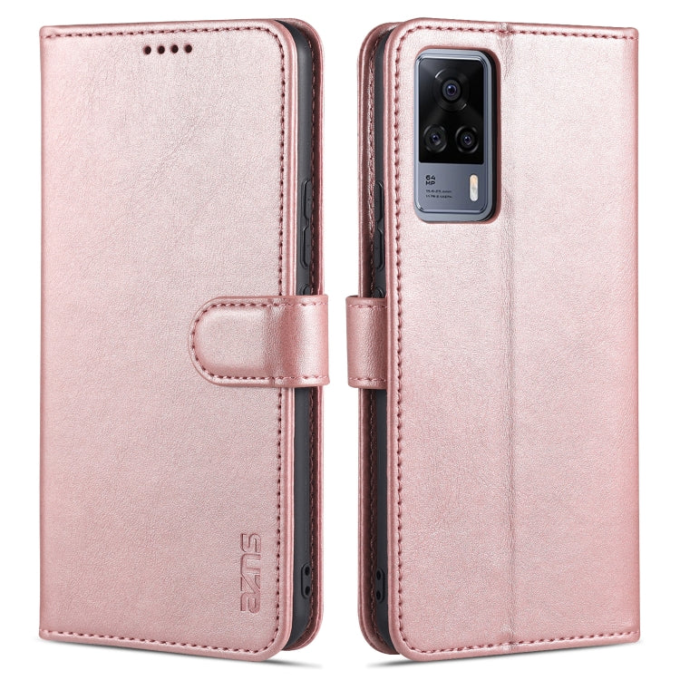 AZNS Skin Feel Calf Texture Horizontal Flip Leather Case with Card Slots &amp; Holder &amp; Wallet, For vivo S9e, For vivo Y17 / Y3 / Y3S
