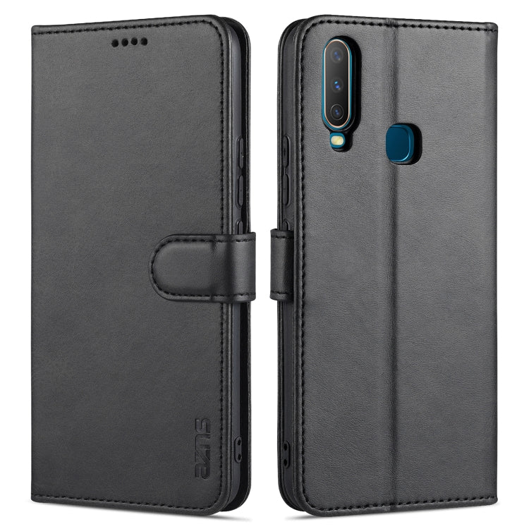 AZNS Skin Feel Calf Texture Horizontal Flip Leather Case with Card Slots &amp; Holder &amp; Wallet, For vivo S9e, For vivo Y17 / Y3 / Y3S