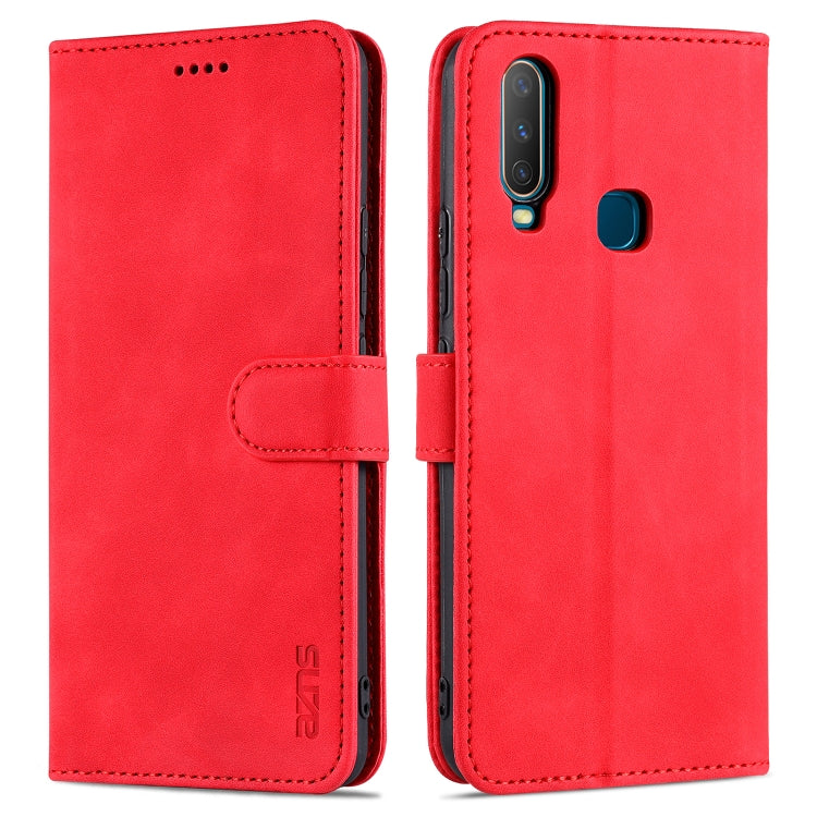 AZNS Skin Feel Calf Texture Horizontal Flip Leather Case with Card Slots &amp; Holder &amp; Wallet, For vivo S9e, For vivo Y17 / Y3 / Y3S