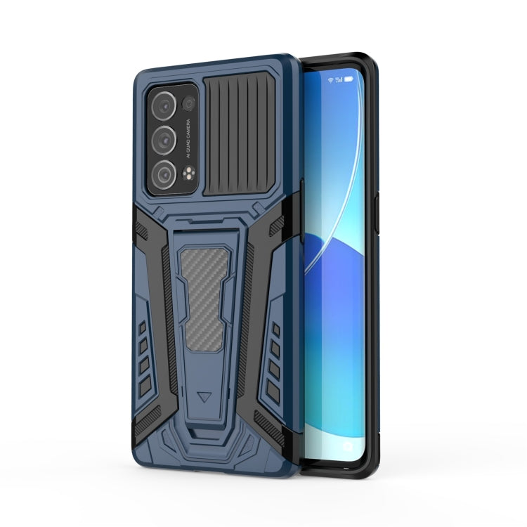 War Chariot Series Armor All-inclusive Shockproof PC + TPU Protective Case with Invisible Holder, For OPPO Reno6 Pro+ 5G, For Samsung Galaxy F52 5G