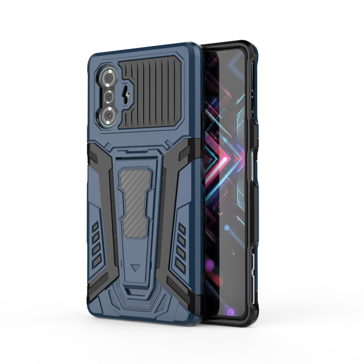 War Chariot Series Armor All-inclusive Shockproof PC + TPU Protective Case with Invisible Holder, For OPPO Reno6 Pro+ 5G, For Xiaomi Redmi K40 Gaming, For Samsung Galaxy F52 5G