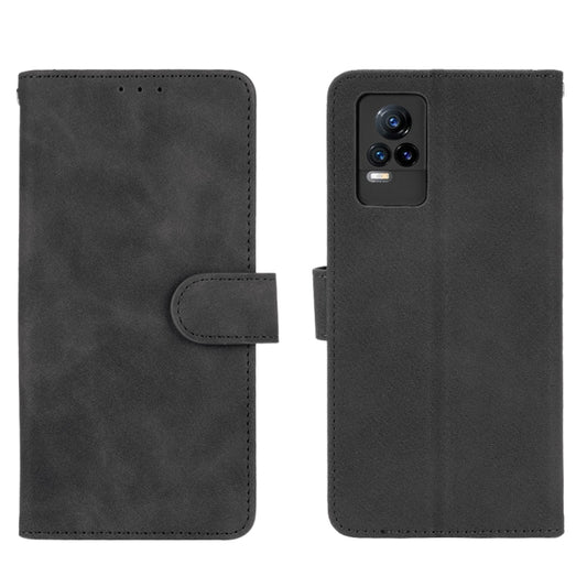 Solid Color Skin Feel Magnetic Buckle Horizontal Flip Calf Texture PU Leather Case with Holder &amp; Card Slots &amp; Wallet, For Vivo V21e 5G, For Xiaomi Mi 11 Lite