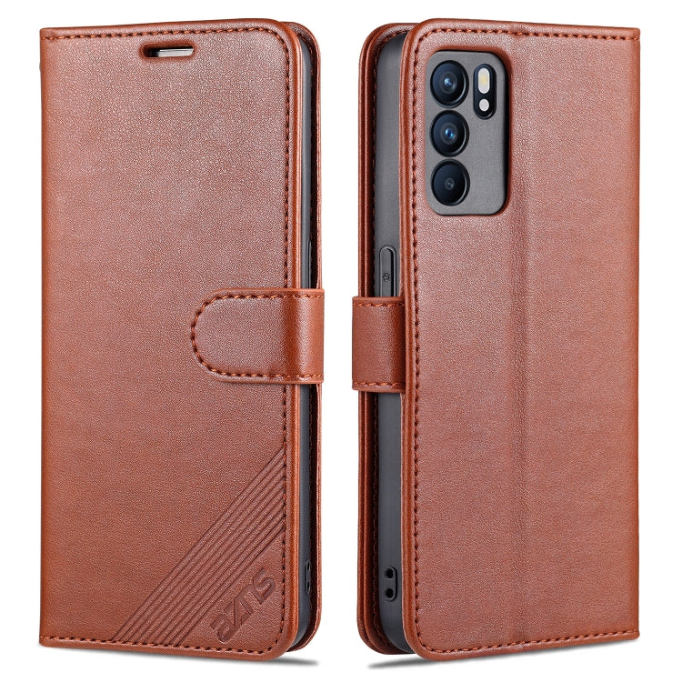 AZNS Sheepskin Texture Horizontal Flip Leather Case with Holder &amp; Card Slots &amp; Wallet, For OPPO K9, For OPPO Reno6 / Reno6 Pro 5G, For vivo S9e