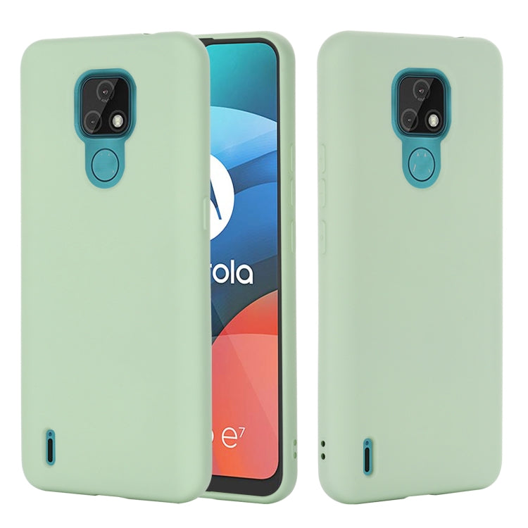 Pure Color Liquid Silicone Shockproof Full Coverage Case, For OPPO A74 4G / F19, For vivo Y51 2020 / Y51a / Y51s / Y31, For Motorola Moto E7 2020, For Motorola Moto G50