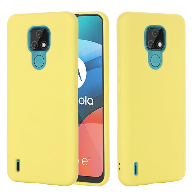 Pure Color Liquid Silicone Shockproof Full Coverage Case, For OPPO A74 4G / F19, For vivo Y51 2020 / Y51a / Y51s / Y31, For Motorola Moto E7 2020, For Motorola Moto G50