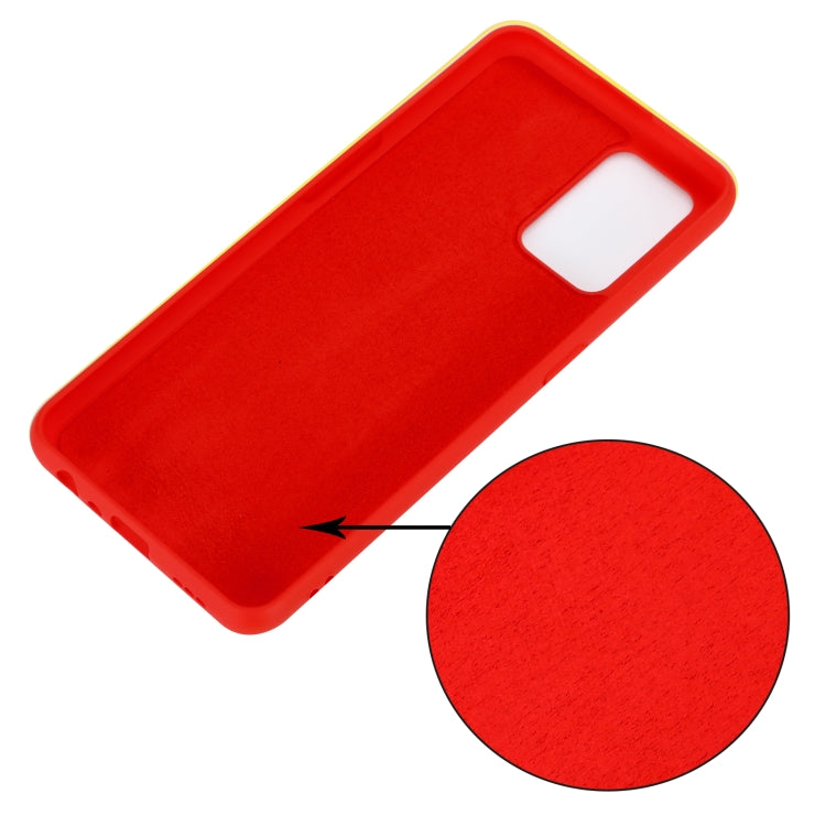 Pure Color Liquid Silicone Shockproof Full Coverage Case