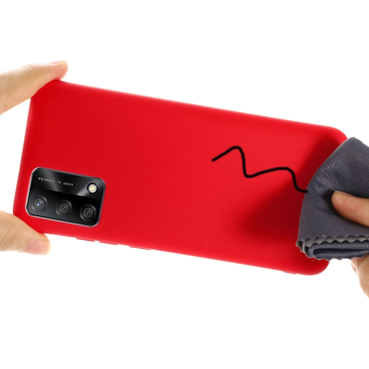 Pure Color Liquid Silicone Shockproof Full Coverage Case