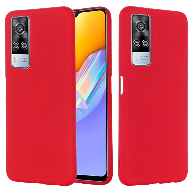 Pure Color Liquid Silicone Shockproof Full Coverage Case