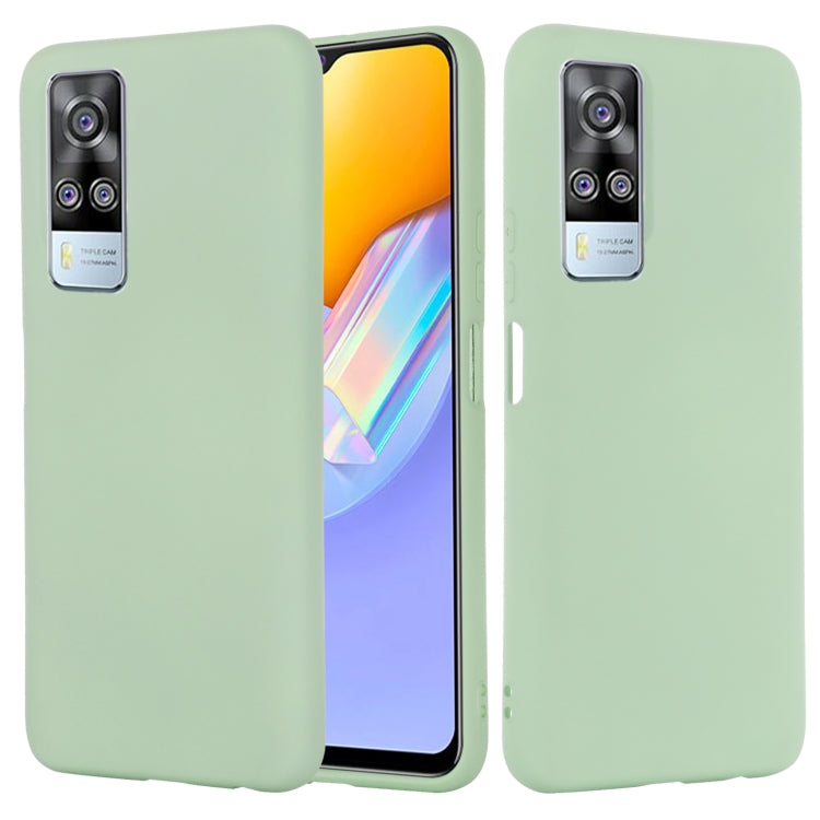 Pure Color Liquid Silicone Shockproof Full Coverage Case