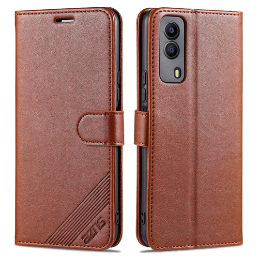 AZNS Sheepskin Texture Horizontal Flip Leather Case with Holder & Card Slots & Wallet, For vivo Y53s