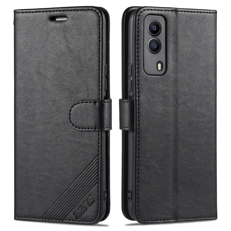 AZNS Sheepskin Texture Horizontal Flip Leather Case with Holder & Card Slots & Wallet, For vivo Y53s