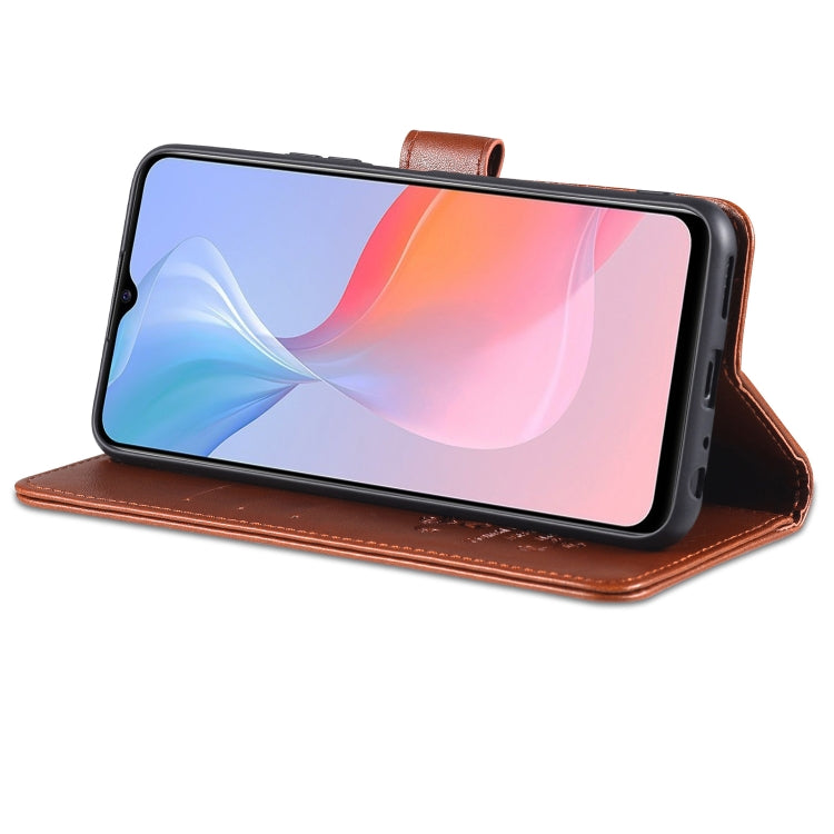 AZNS Sheepskin Texture Horizontal Flip Leather Case with Holder &amp; Card Slots &amp; Wallet, For vivo Y53s