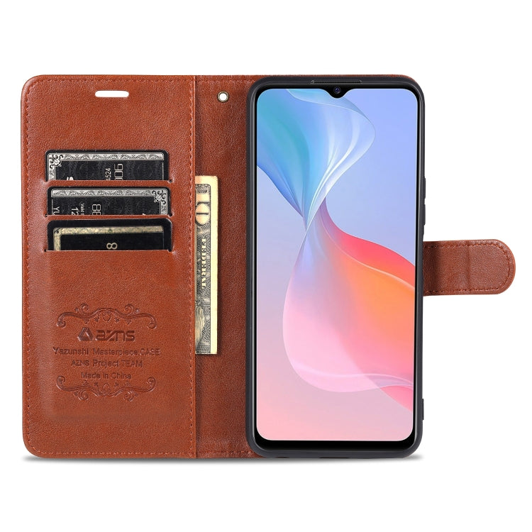 AZNS Sheepskin Texture Horizontal Flip Leather Case with Holder &amp; Card Slots &amp; Wallet, For vivo Y53s