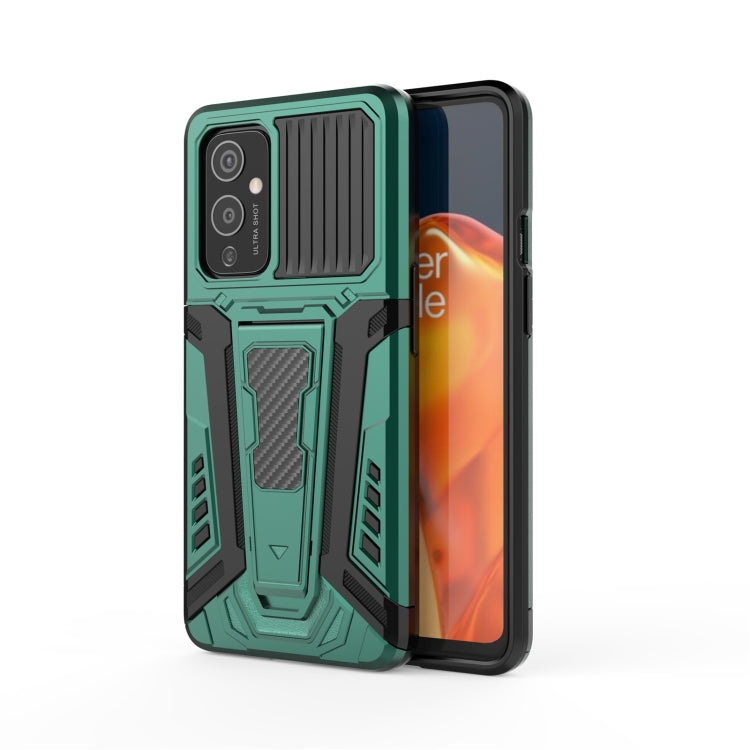 War Chariot Series Armor All-inclusive Shockproof PC + TPU Protective Case with Invisible Holder, For OPPO Reno6 5G, For OnePlus 9