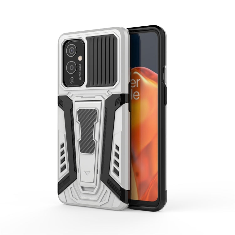 War Chariot Series Armor All-inclusive Shockproof PC + TPU Protective Case with Invisible Holder, For OPPO Reno6 5G, For OnePlus 9