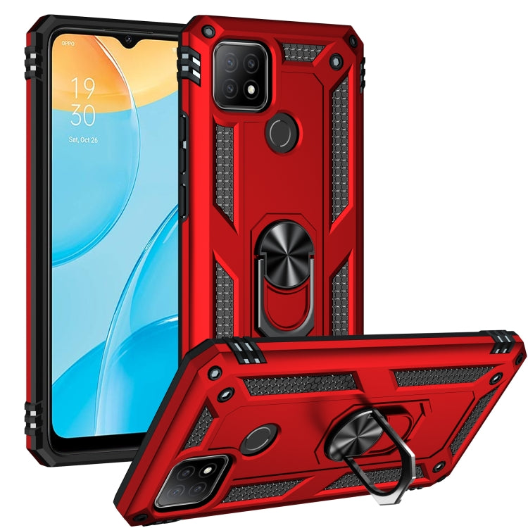 Shockproof TPU + PC Protective Case with 360 Degree Rotating Holder, For OPPO A15