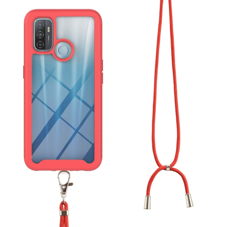 Starry Sky Solid Color Series Shockproof PC + TPU Protective Case with Neck Strap