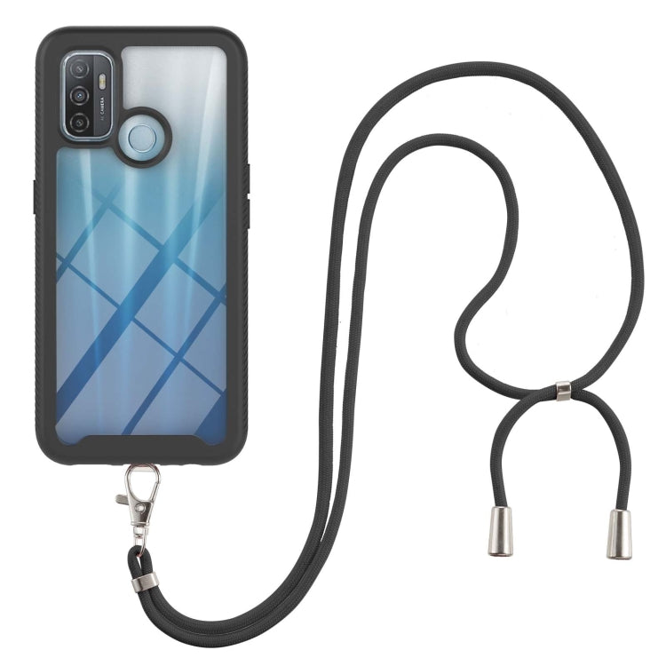 Starry Sky Solid Color Series Shockproof PC + TPU Protective Case with Neck Strap