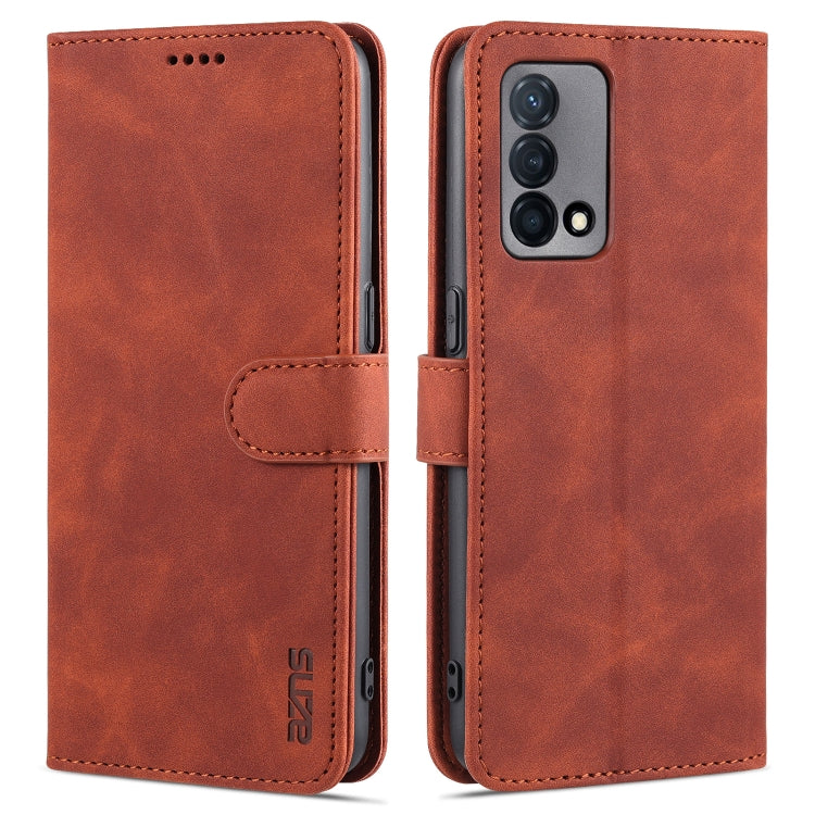 AZNS Skin Feel Calf Texture Horizontal Flip Leather Case with Card Slots &amp; Holder &amp; Wallet