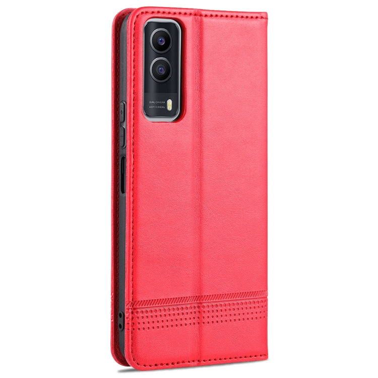 AZNS Magnetic Calf Texture Horizontal Flip Leather Case with Card Slots &amp; Holder &amp; Wallet, For vivo Y53s