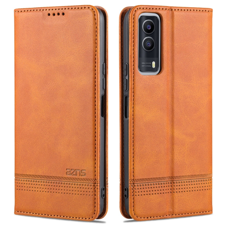 AZNS Magnetic Calf Texture Horizontal Flip Leather Case with Card Slots &amp; Holder &amp; Wallet, For vivo Y53s