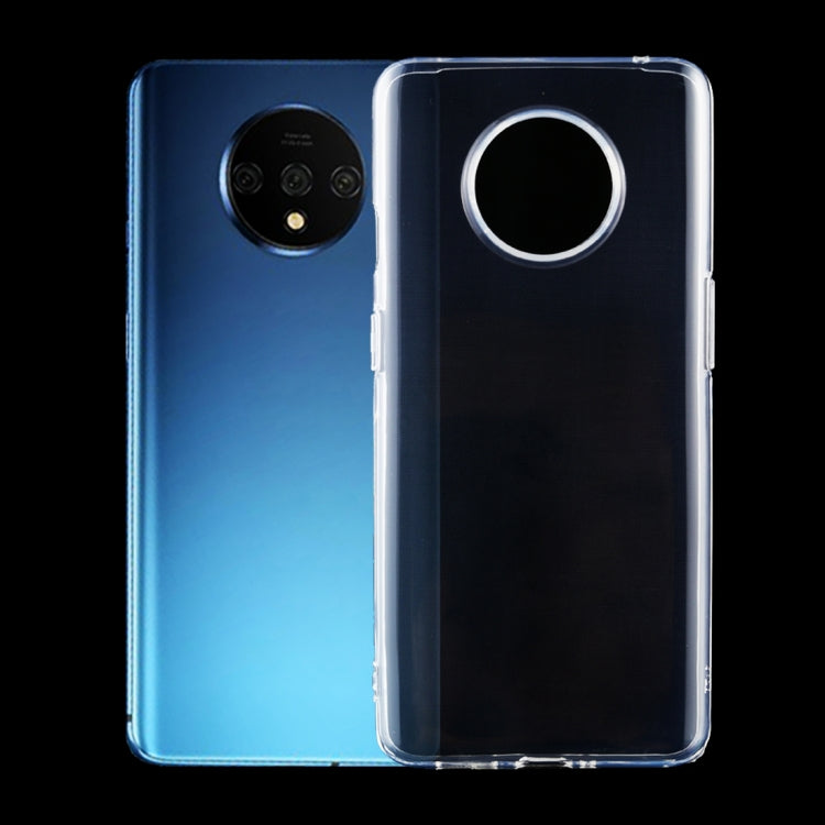 0.75mm Ultra Thin Transparent TPU Case, For OnePlus 7T