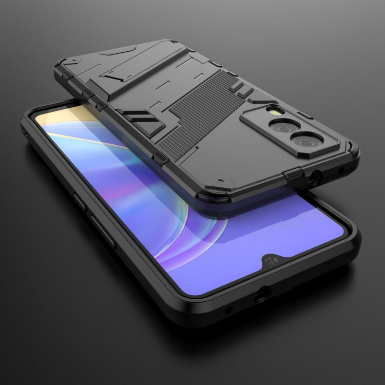 Punk Armor 2 in 1 PC + TPU Shockproof Case with Invisible Holder, For vivo V21e 5G, For Samsung Galaxy A72 5G / 4G