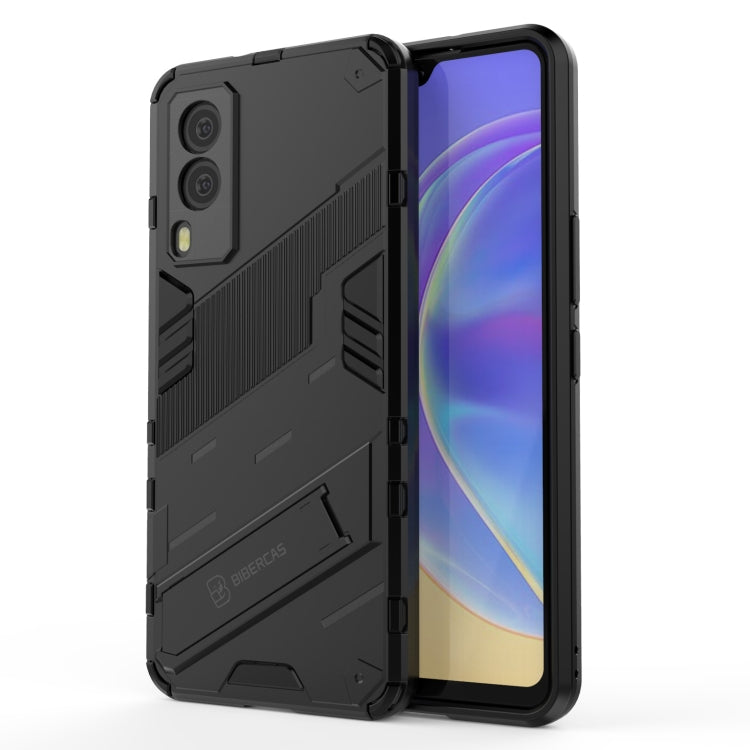 Punk Armor 2 in 1 PC + TPU Shockproof Case with Invisible Holder, For vivo V21e 5G, For Samsung Galaxy A72 5G / 4G