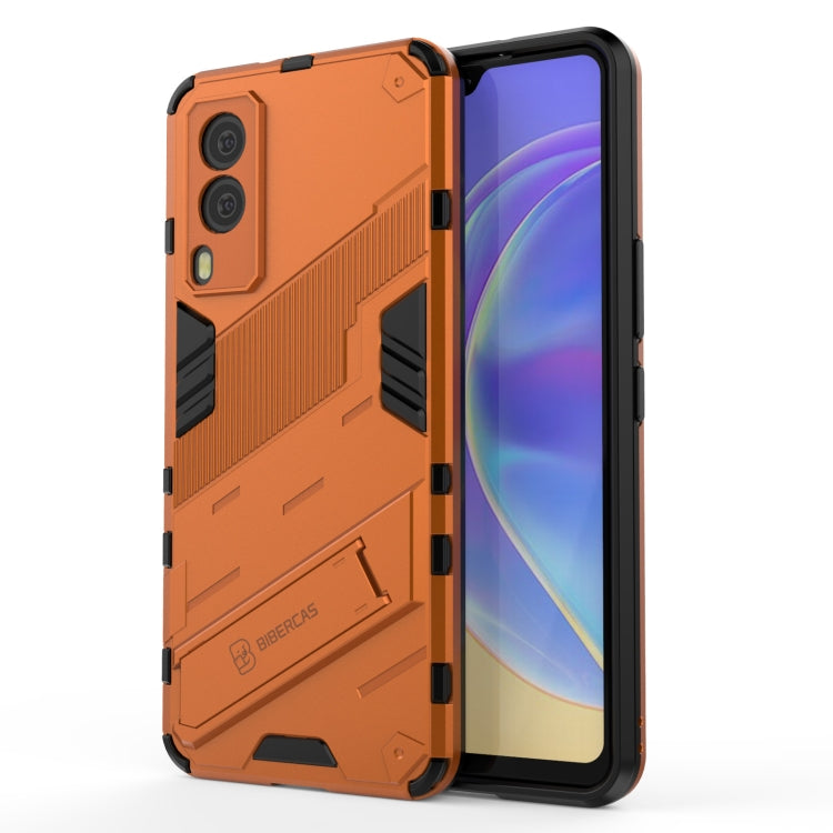 Punk Armor 2 in 1 PC + TPU Shockproof Case with Invisible Holder