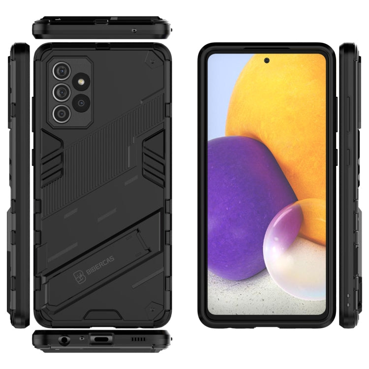 Punk Armor 2 in 1 PC + TPU Shockproof Case with Invisible Holder
