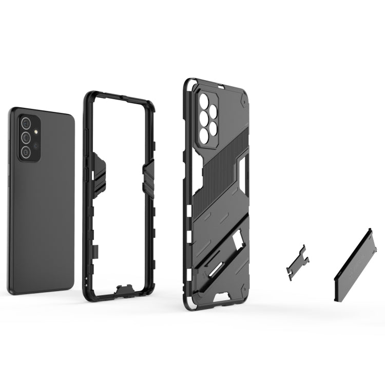 Punk Armor 2 in 1 PC + TPU Shockproof Case with Invisible Holder