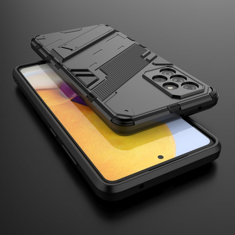 Punk Armor 2 in 1 PC + TPU Shockproof Case with Invisible Holder