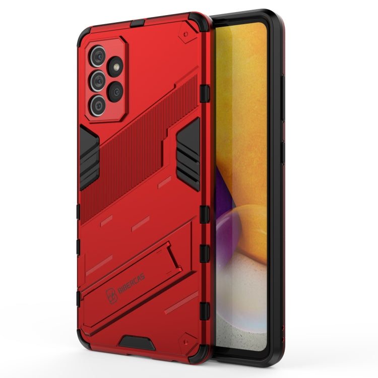 Punk Armor 2 in 1 PC + TPU Shockproof Case with Invisible Holder, For vivo V21e 5G, For Samsung Galaxy A72 5G / 4G