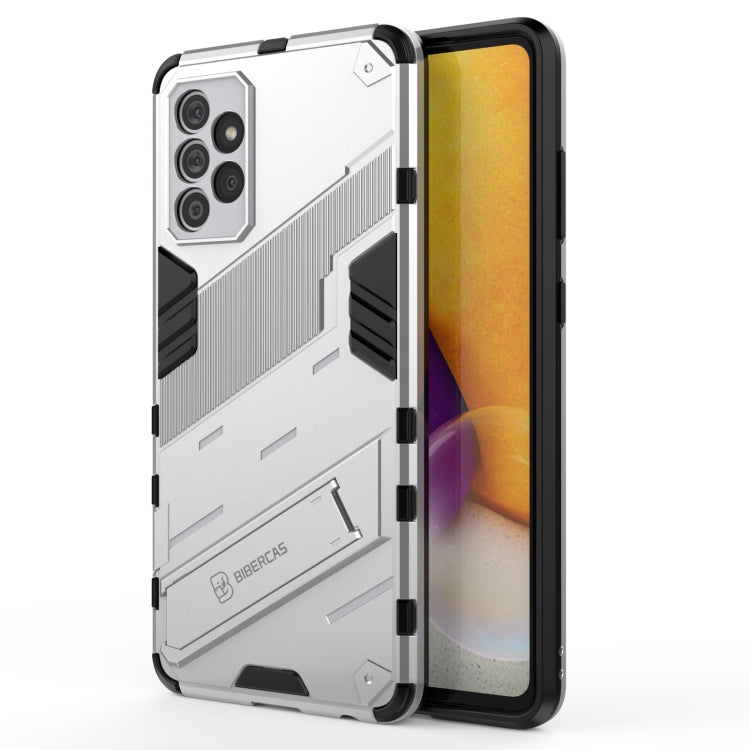 Punk Armor 2 in 1 PC + TPU Shockproof Case with Invisible Holder, For vivo V21e 5G, For Samsung Galaxy A72 5G / 4G