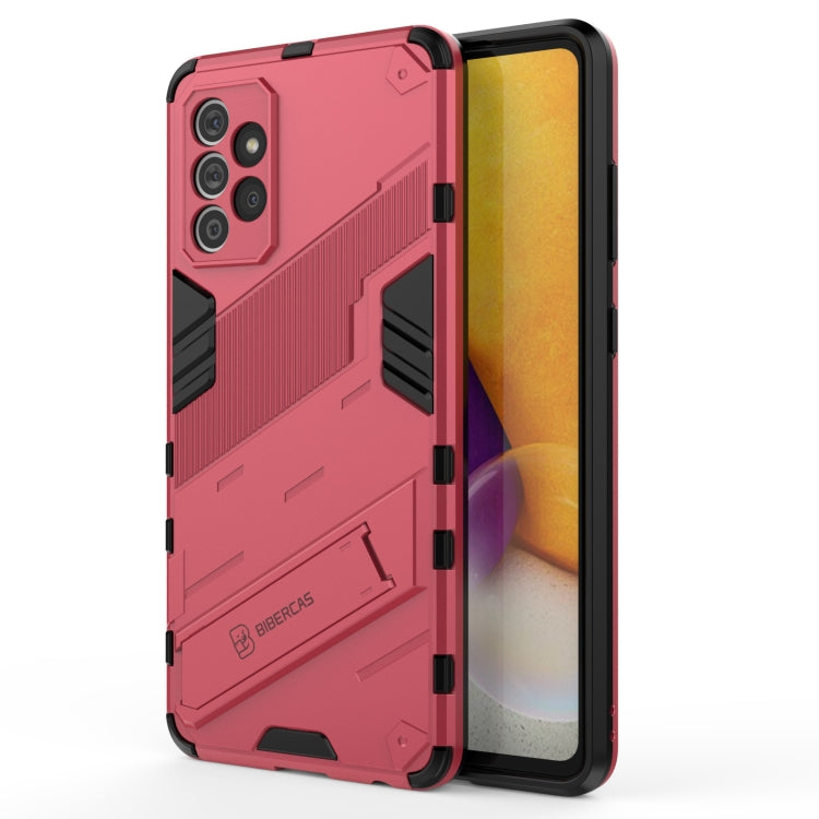 Punk Armor 2 in 1 PC + TPU Shockproof Case with Invisible Holder, For vivo V21e 5G, For Samsung Galaxy A72 5G / 4G