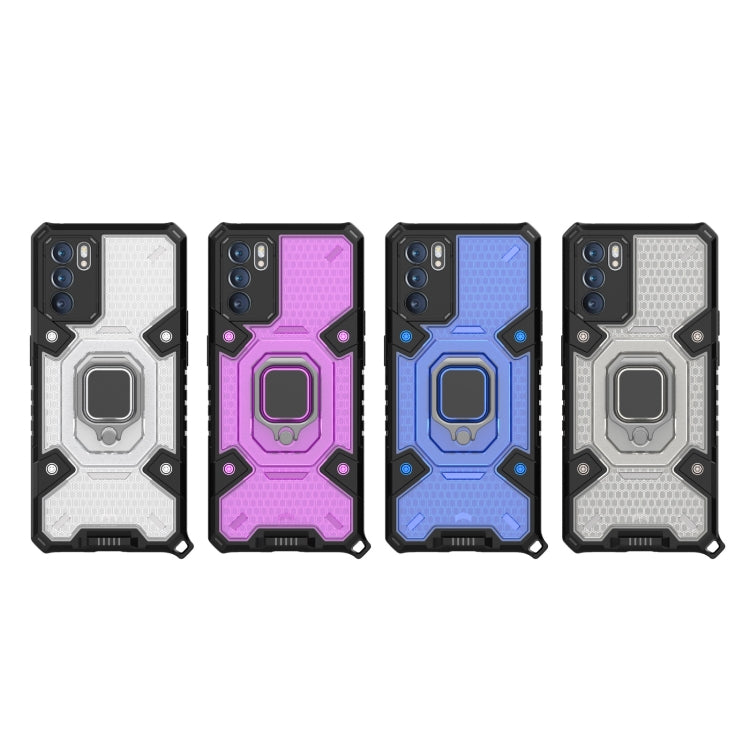 Space PC + TPU Ring Holder Protective Case, For OPPO Reno6, For OPPO Reno6 Pro, For Xiaomi Redmi Note 10 Pro 5G, For Honor 50 Pro