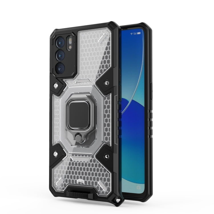 Space PC + TPU Ring Holder Protective Case, For OPPO Reno6, For OPPO Reno6 Pro, For Xiaomi Redmi Note 10 Pro 5G, For Honor 50 Pro