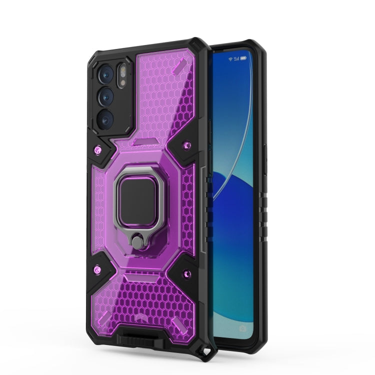 Space PC + TPU Ring Holder Protective Case, For OPPO Reno6, For OPPO Reno6 Pro, For Xiaomi Redmi Note 10 Pro 5G, For Honor 50 Pro