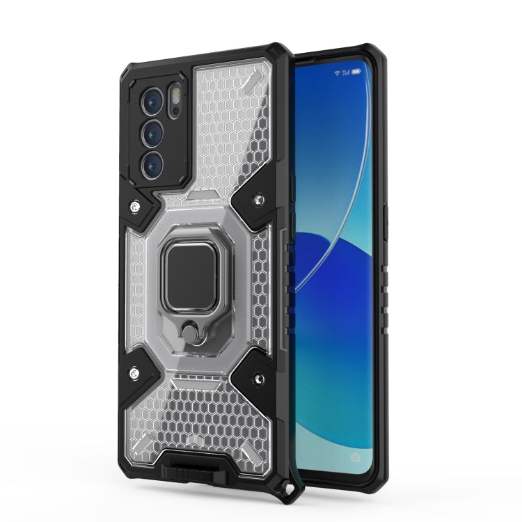 Space PC + TPU Ring Holder Protective Case, For OPPO Reno6, For OPPO Reno6 Pro, For Xiaomi Redmi Note 10 Pro 5G, For Honor 50 Pro