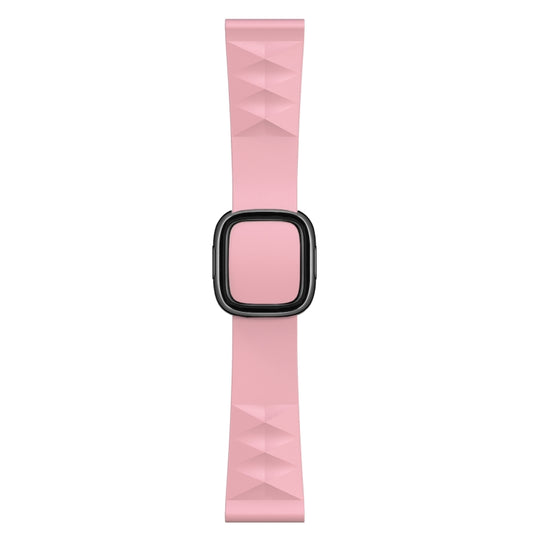 Modern Style Silicone Replacement Strap Watchband For Apple Watch Series 6 &amp; SE &amp; 5 &amp; 4 40mm / 3 &amp; 2 &amp; 1 38mm, Black Buckle, Rose Gold Buckle, Silver Buckle