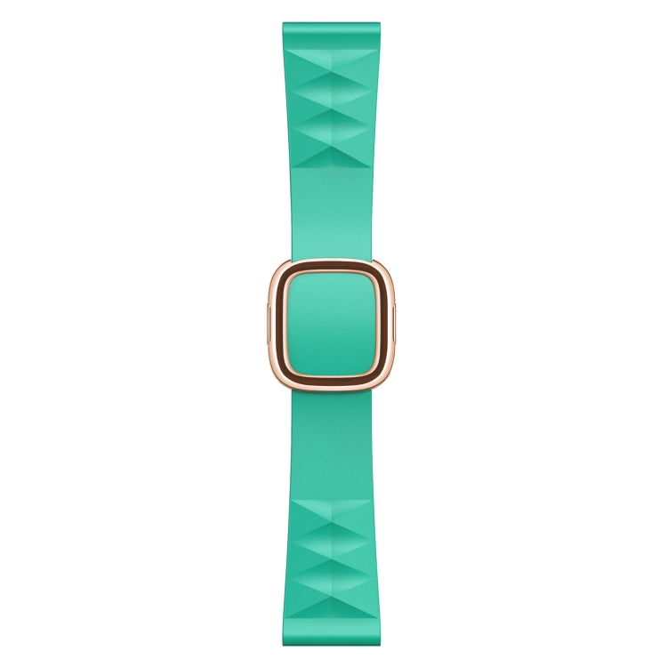 Modern Style Silicone Replacement Strap Watchband For Apple Watch Series 6 &amp; SE &amp; 5 &amp; 4 44mm / 3 &amp; 2 &amp; 1 42mm, Black Buckle, Rose Gold Buckle, Silver Buckle