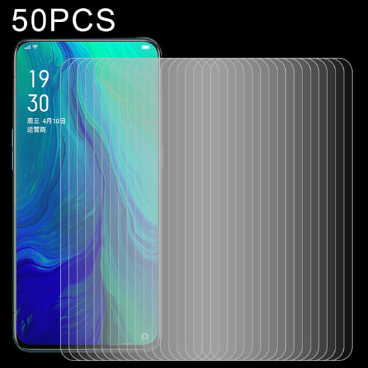 50 PCS 0.26mm 9H 2.5D Tempered Glass Film, For OPPO Reno5 5G / Reno5 Z 5G (50 PCS), For OPPO Reno4 4G (50 PCS), For OPPO Reno4 Z 5G (50 PCS)