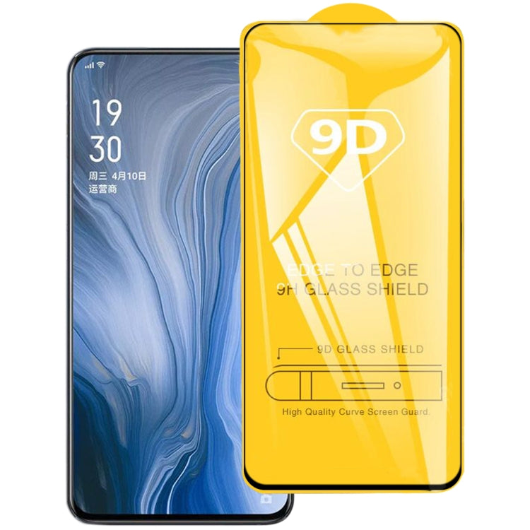 9D Full Glue Full Screen Tempered Glass Film, For OPPO Reno5 5G / Reno5 Z 5G (1 PC), For OPPO Reno4 4G (1 PC), For OPPO Reno4 Z 5G (1 PC)