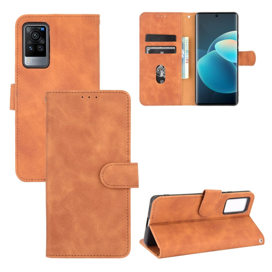 Solid Color Skin Feel Magnetic Buckle Horizontal Flip Calf Texture PU Leather Case with Holder &amp; Card Slots &amp; Wallet, For vivo X60 Pro / X60 5G, For Nokia C10